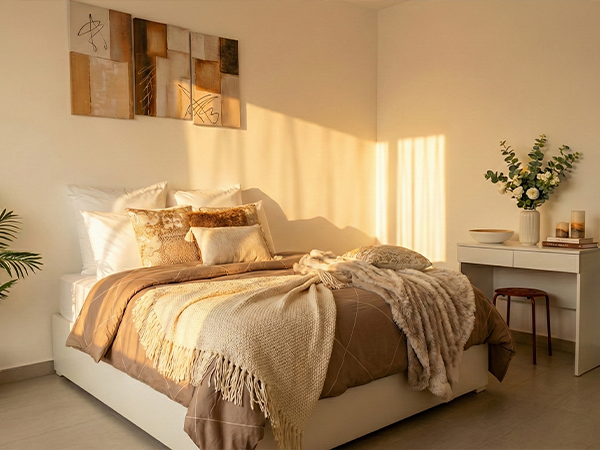 Camera matrimoniale della casa vacanza indipendente a Vitinia, Roma